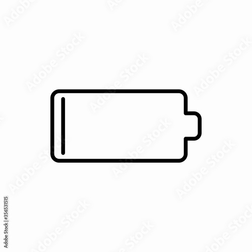 Outline battery icon.Battery vector illustration. Symbol for web and mobile