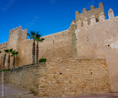 Kasbah of the Udayas is a fortified complex and a symbol of the Almohad architecture. Rabat, Morocco. North Africa. photo