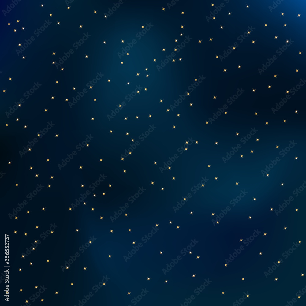 Background in the form of a starry sky. Vector.