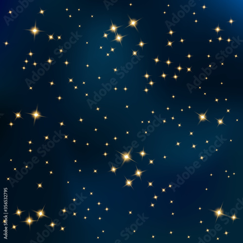 Background in the form of a starry sky. Vector.