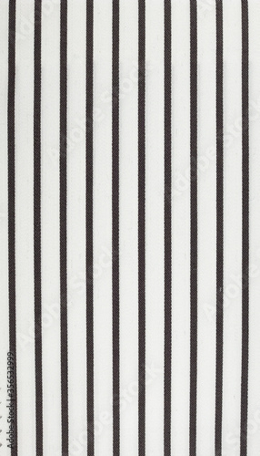 Black Striped fabric sample