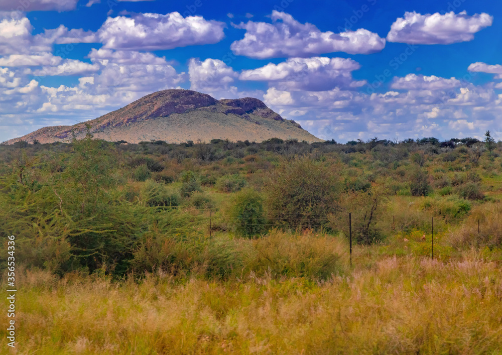 Landscape in the Khomas highlands in Namibia Landscape in the Khomas highlands in Namibia