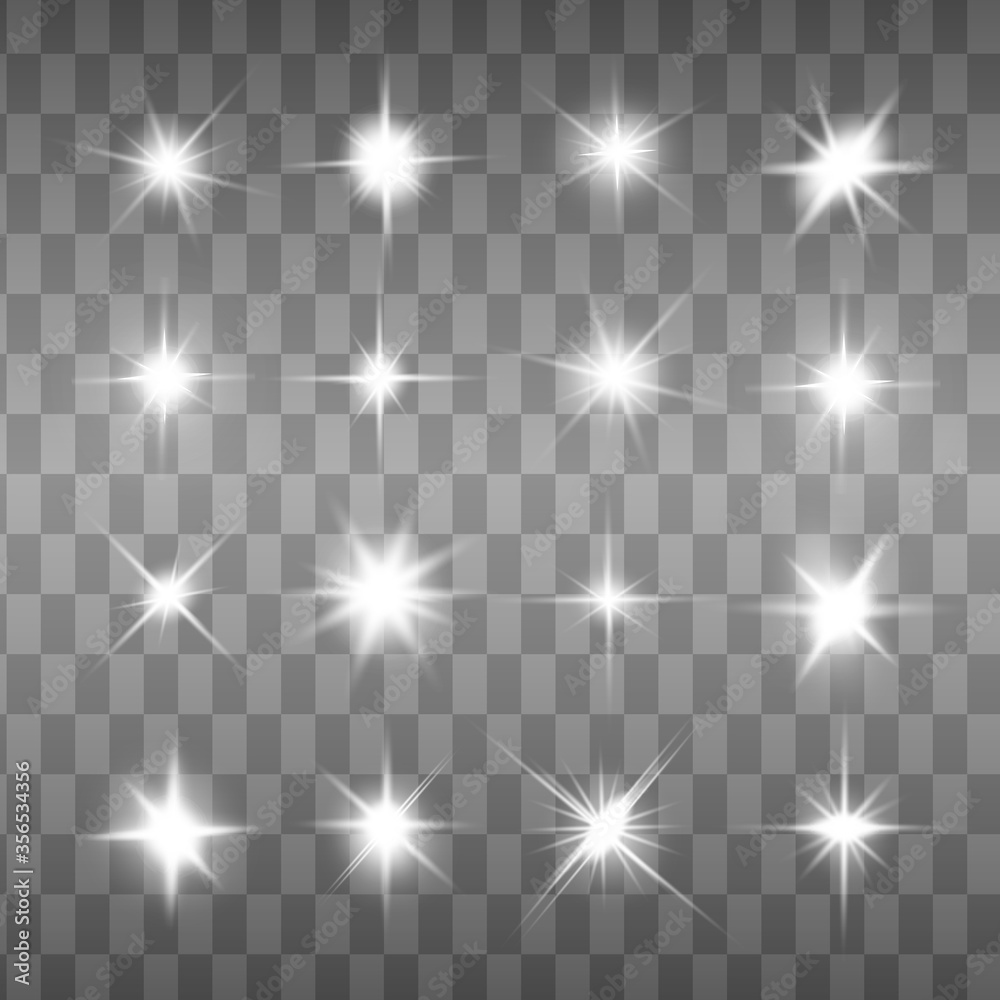 Glow isolated white transparent light effect Glow isolated white transparent light effect