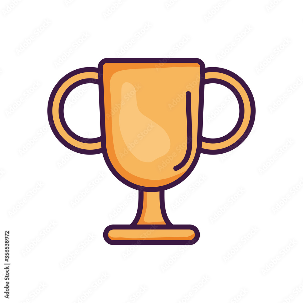champion trophy cup icon, line color style champion trophy cup icon, line color style