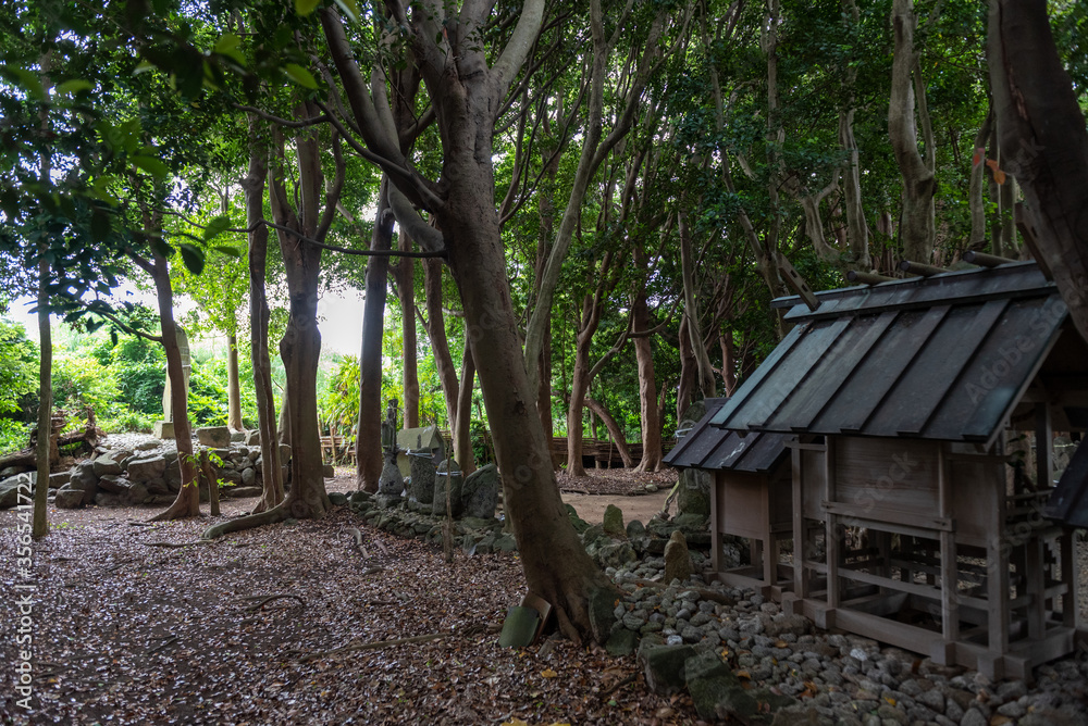 愛知県の離島 篠島の古い神社