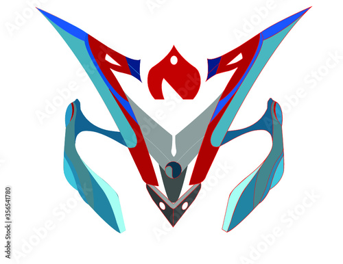 Logo futurista