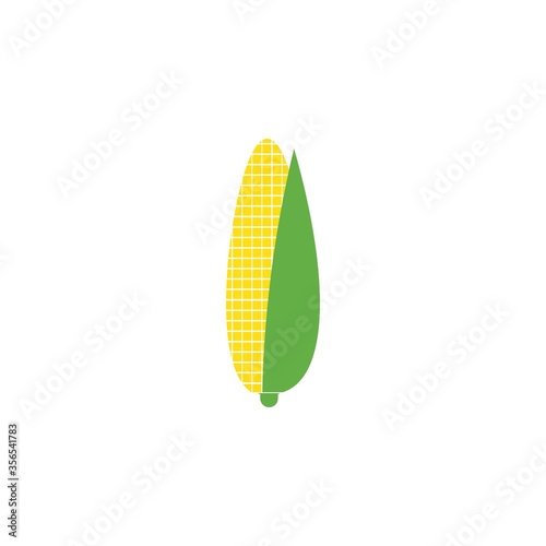 corn icon logo vector