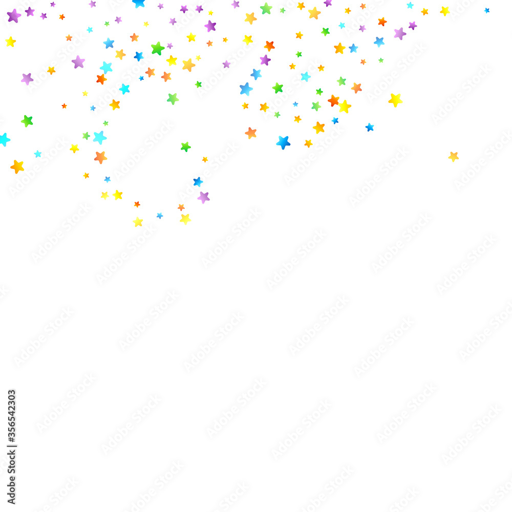 Rainbow Festive Confetti. Carnival Star Falling. Rainbow Festive Confetti. Carnival Star Falling.