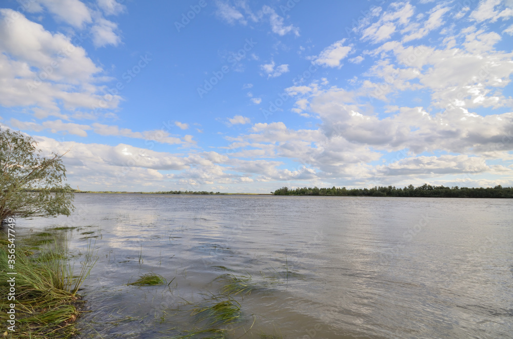 Most of the water on the Irtysh river