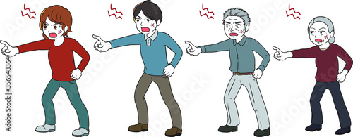 激しいクレーマー