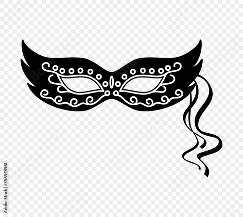 Carnival mask,isolated on white background