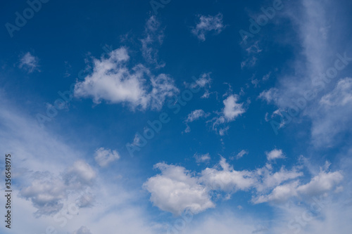 blue sky with clouds © Сергей Черкашин
