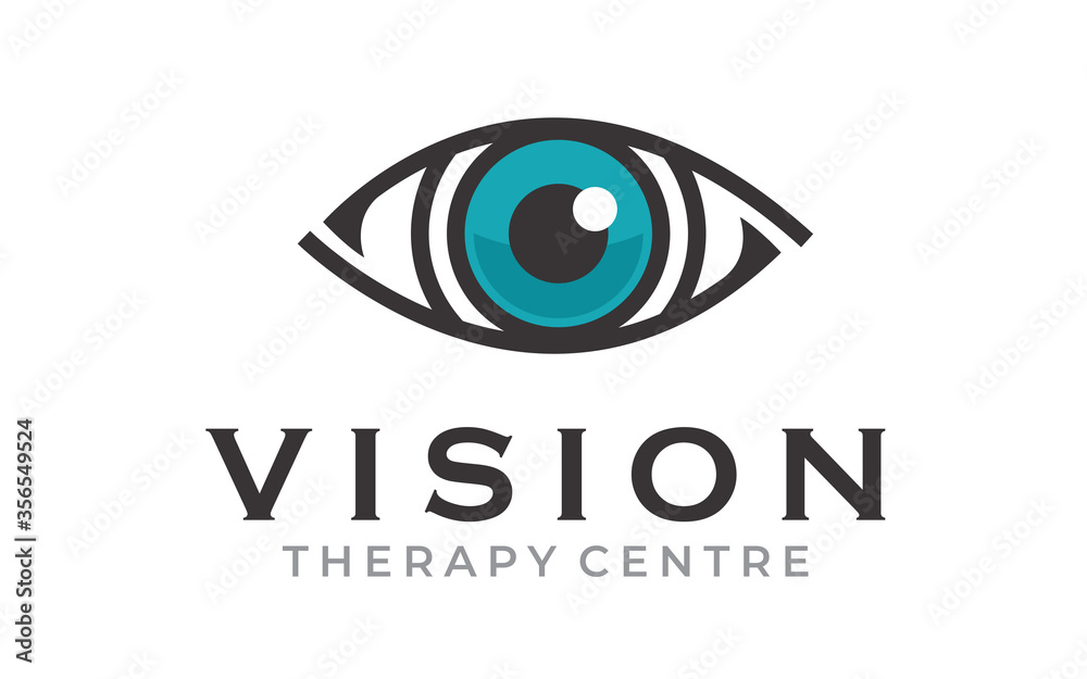 Creative Innovation for Eye Vision Concept Logo Creative Innovation for Eye Vision Concept Logo