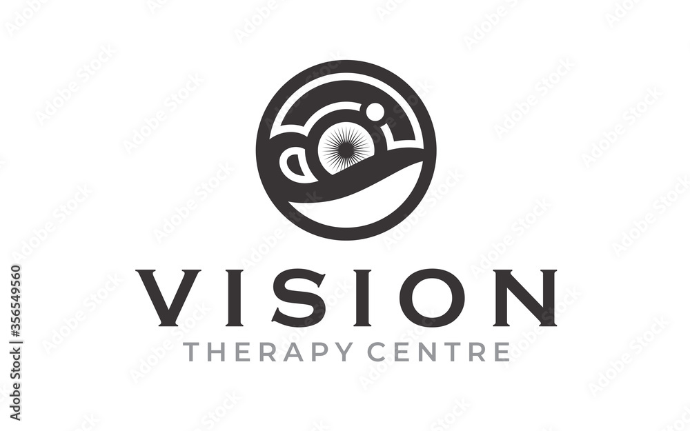 Creative Innovation for Eye Vision Concept Logo