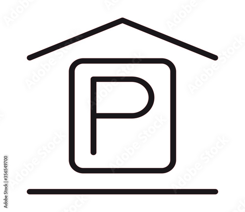 Free Parking icon vector for web and app