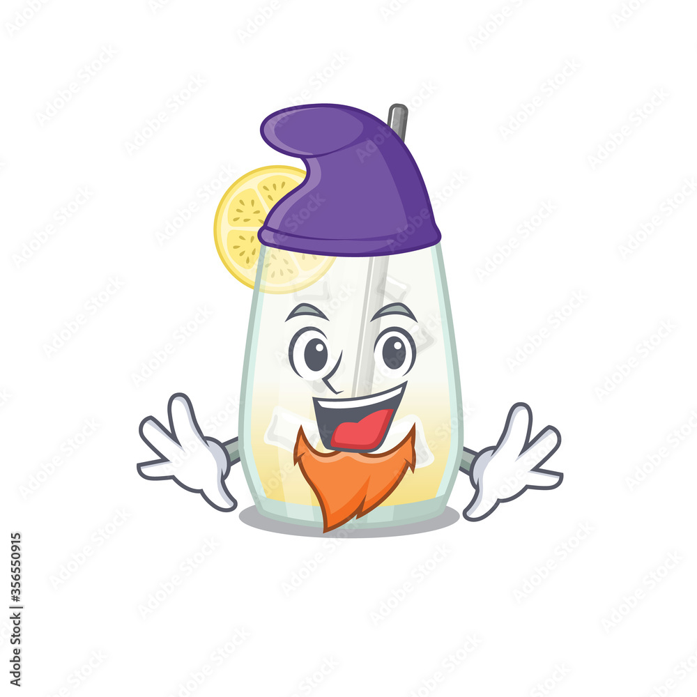 An adorable cartoon design of tom collins cocktail as an Elf fairytale character An adorable cartoon design of tom collins cocktail as an Elf fairytale character