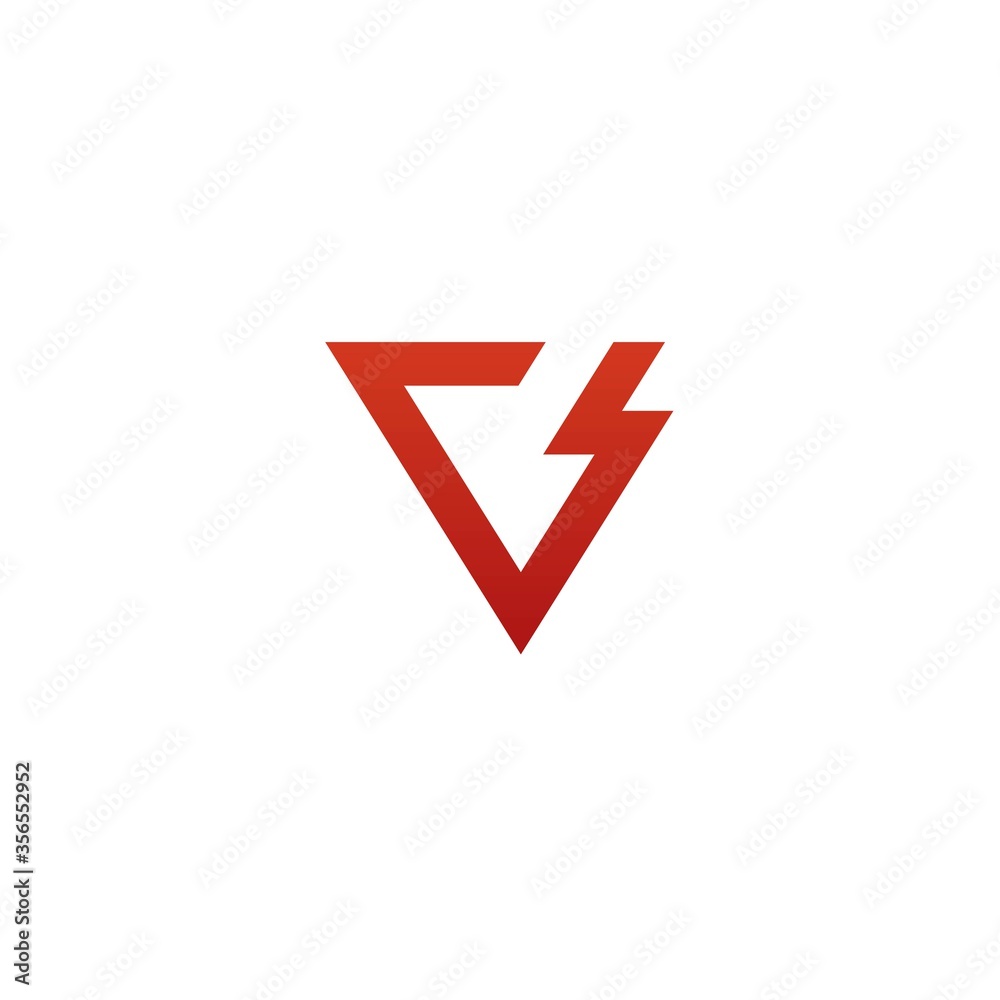 initial v logo design vector, icon, element, template initial v logo design vector, icon, element, template