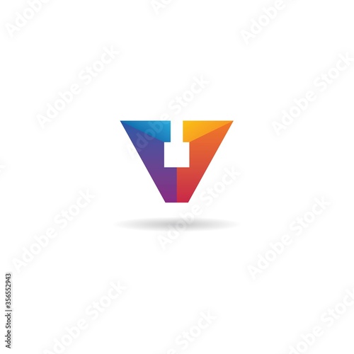 initial v logo design vector, icon, element, template Free Download initial v logo design vector, icon, element, template - GFXLoad