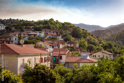 View of Kaliana village. Nicosia District, Cyprus © kirill_makarov