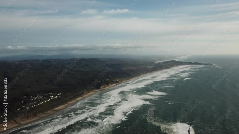 High Altitude Aerial view of ocean waves High Altitude Aerial view of ocean waves