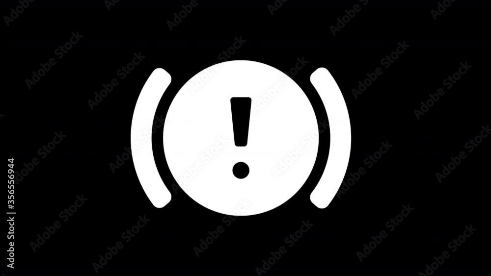 From the Glitch effect arises engine warning symbol. Then the TV turns off. Alpha channel Premultiplied - Matted with color black