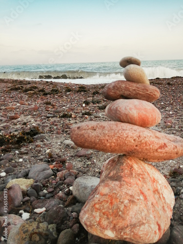 Canvas Print rocas y arena