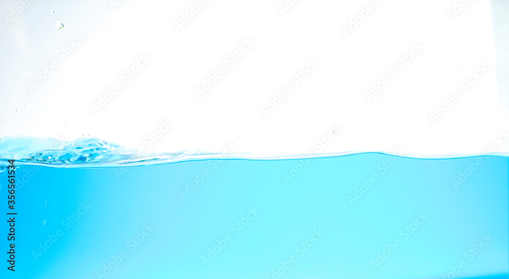 blue water waves with with bubbles on a white background blue water waves with with bubbles on a white background