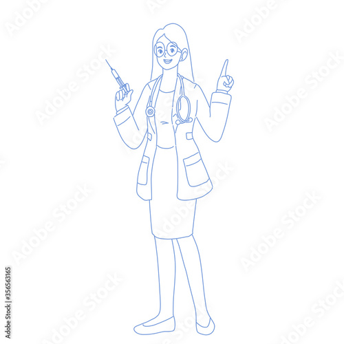 Doctor suggesting something 