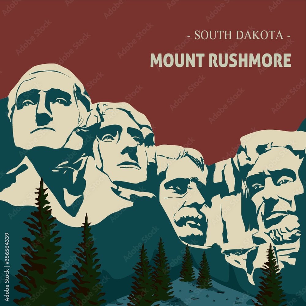 Konstfotografi mount rushmore