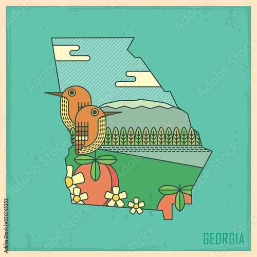 georgia state map