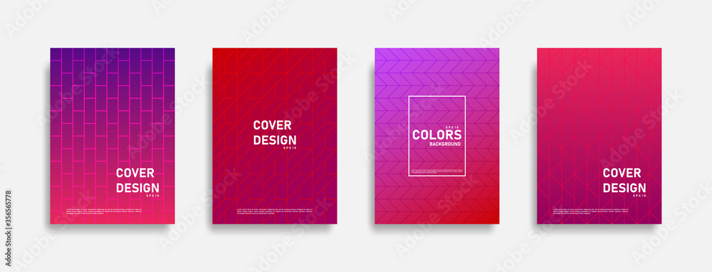 Abstract colorful line design background set, graphic banner cover and advertising design layout template. Eps10 vector. Abstract colorful line design background set, graphic banner cover and advertising design layout template. Eps10 vector.