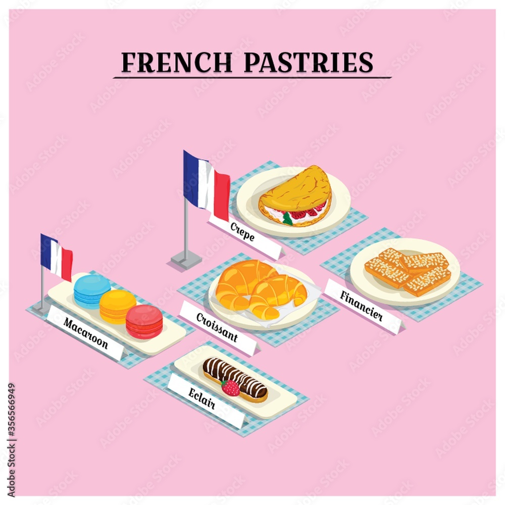 french pastries french pastries