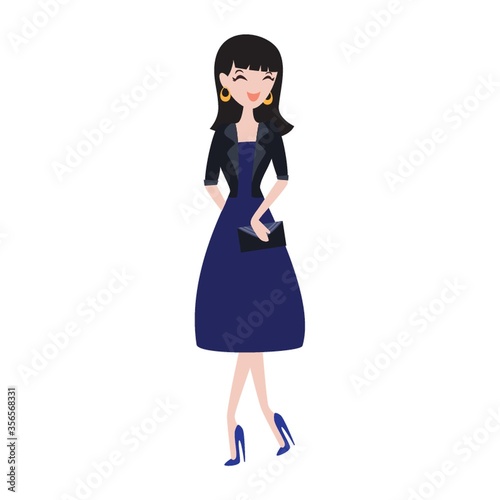 fashionable woman