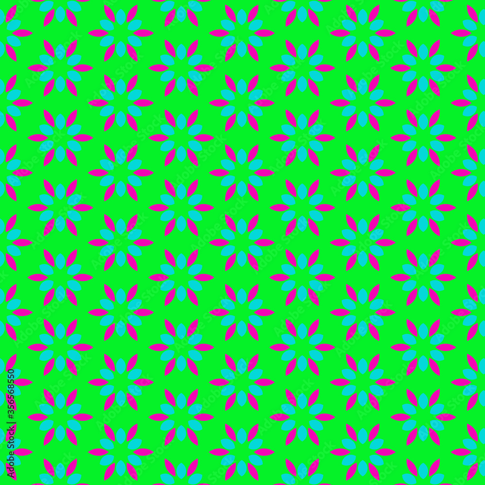 An abstract neon colored repeat pattern background image. An abstract neon colored repeat pattern background image.