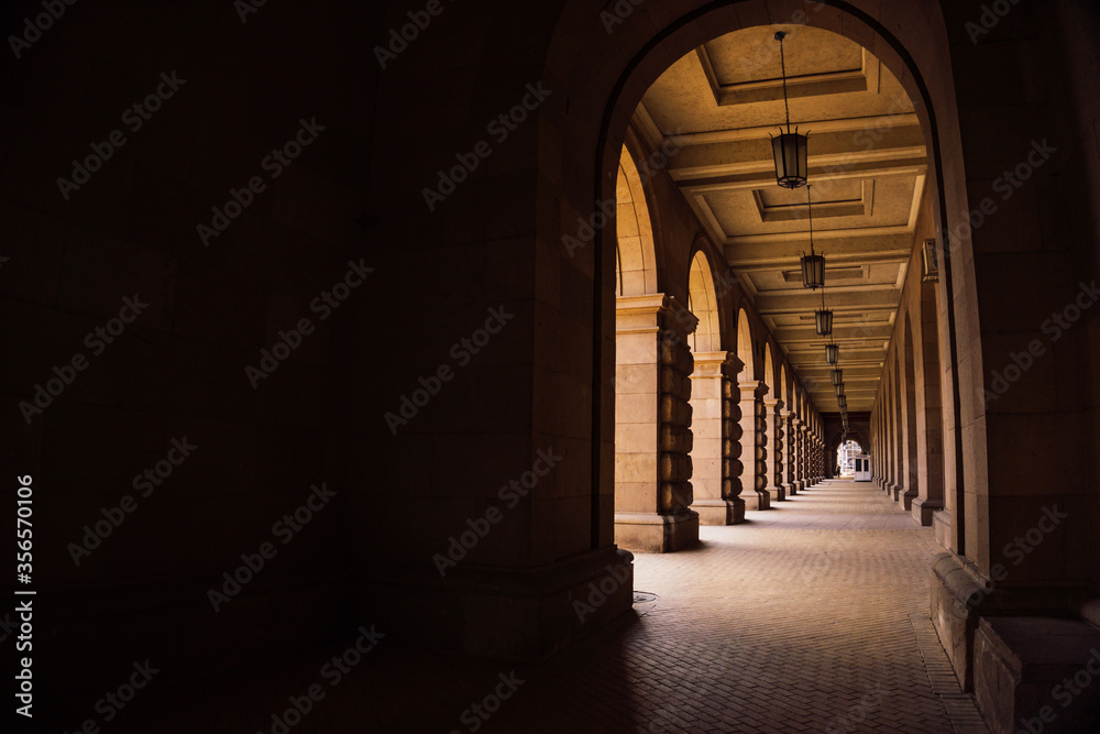 Fototapeta premium Perspective of arches