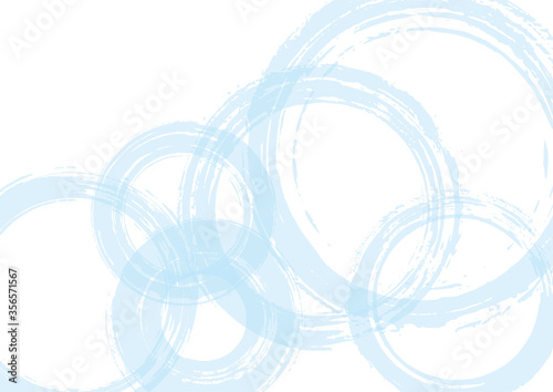 筆で書いた丸の背景素材