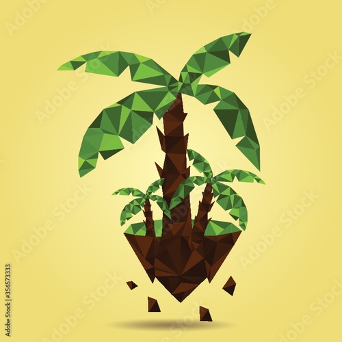 tree on floating island
