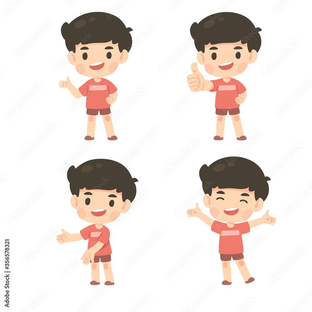 Collection of cute boy in many pose Collection of cute boy in many pose