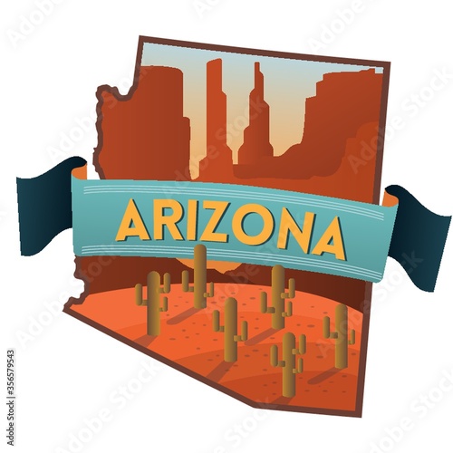 arizona state map