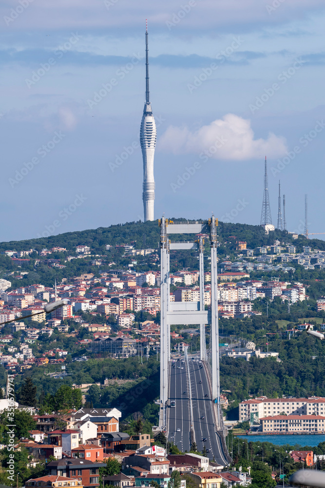 The Bosphorus bridge at istanbul, Turkey