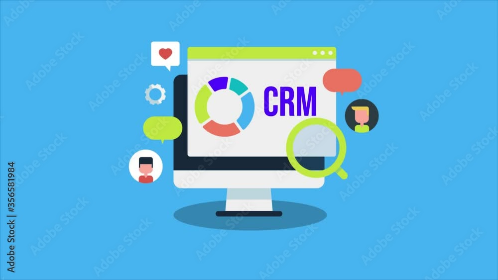 Customer relationship management concept, CRM software solution, marketing and technology. 2d animation, explainer video clip. Customer relationship management concept, CRM software solution, marketing and technology. 2d animation, explainer video clip.