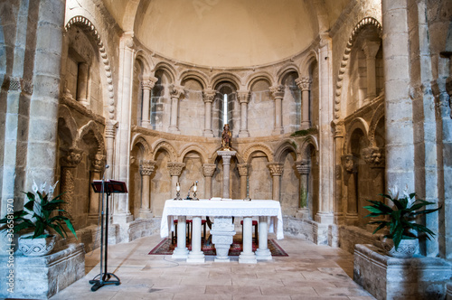 Interior of the apse of the Church of Santa Maria de Siones