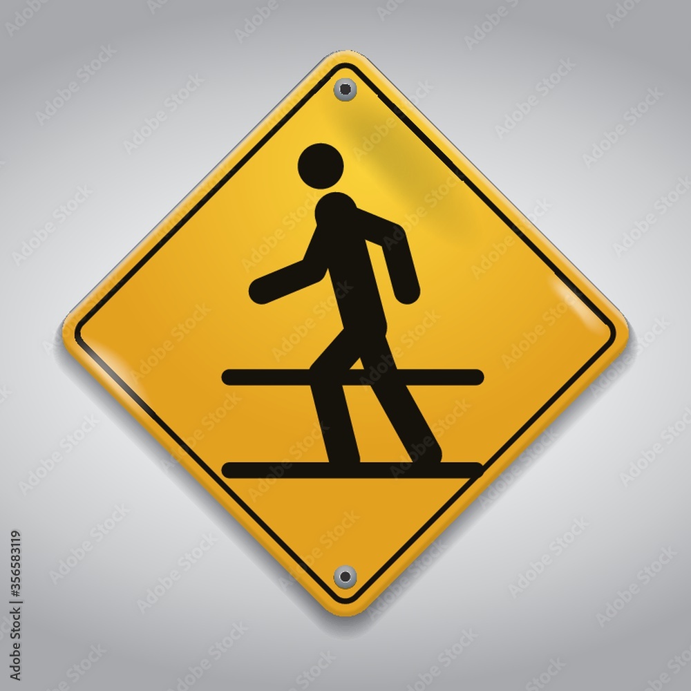 pedestrian crossing road sign pedestrian crossing road sign