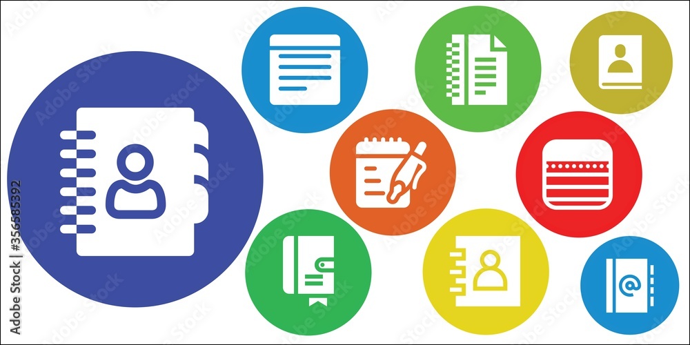 notepaper icon set notepaper icon set