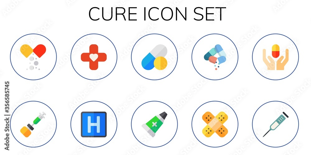 Modern Simple Set of cure Vector flat Icons Modern Simple Set of cure Vector flat Icons