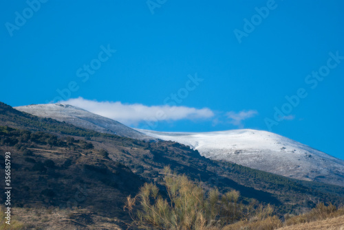 snowy mountains in southern Spain