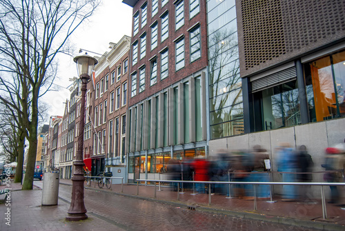 The Anne Frank House and Museum in Amsterdam, Holland