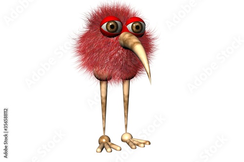 piaf rouge