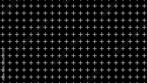 PLUS SIGN PATTERN. MODERN BACKGROUND FOOTAGE.