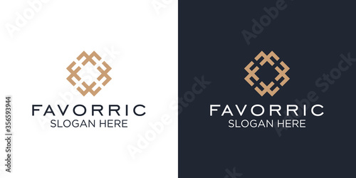Luxury furniture logo design 
